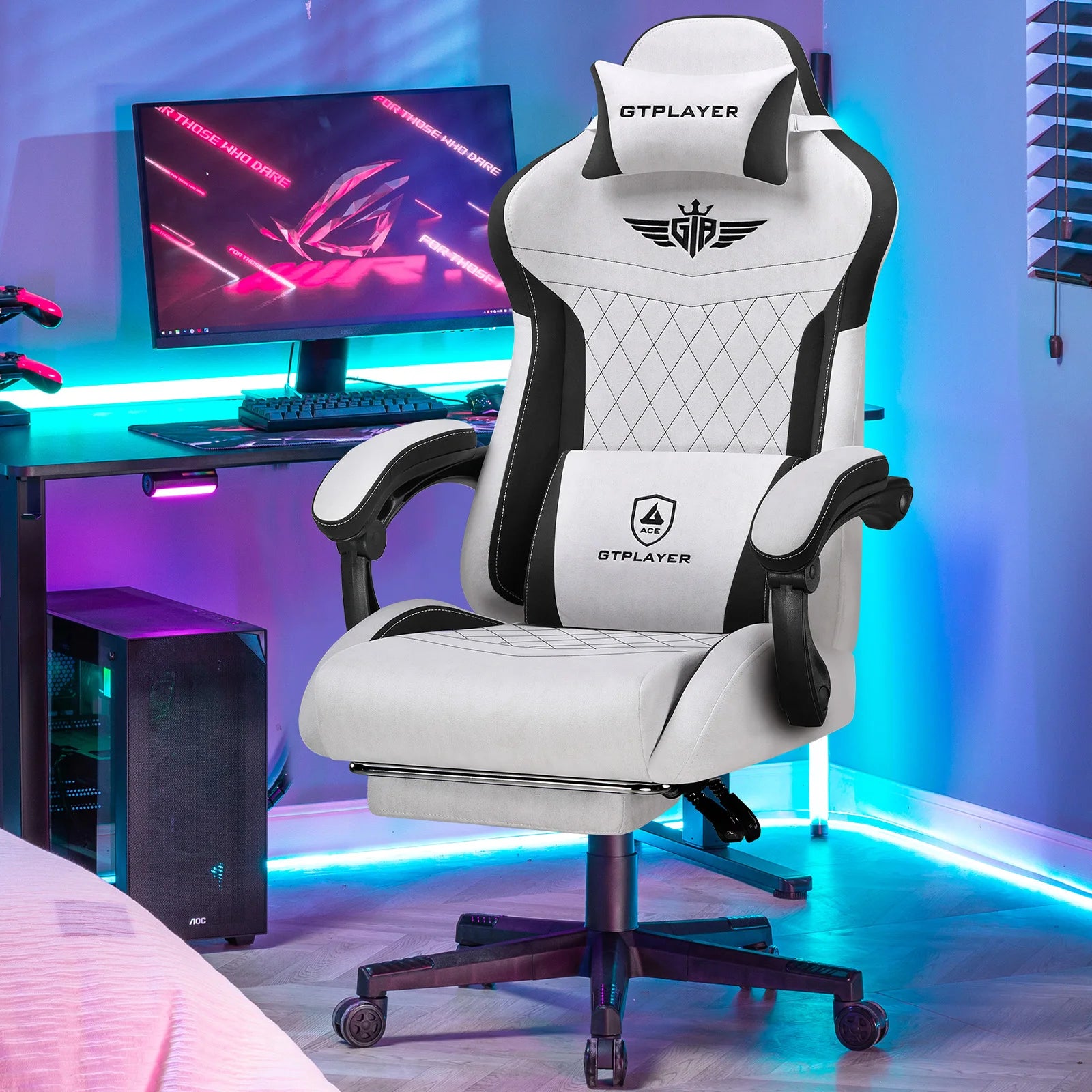 GTPlayer Ergonomic Fabric Gaming Chair