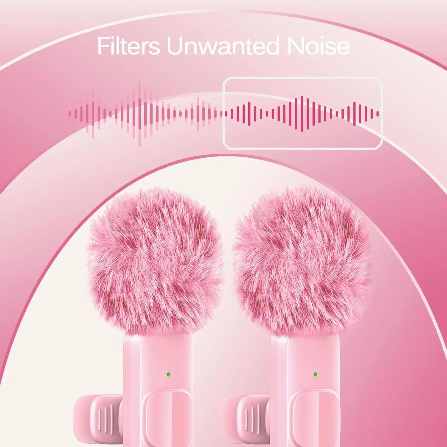 PinkWave | Wireless Lavalier Mic for iPhone