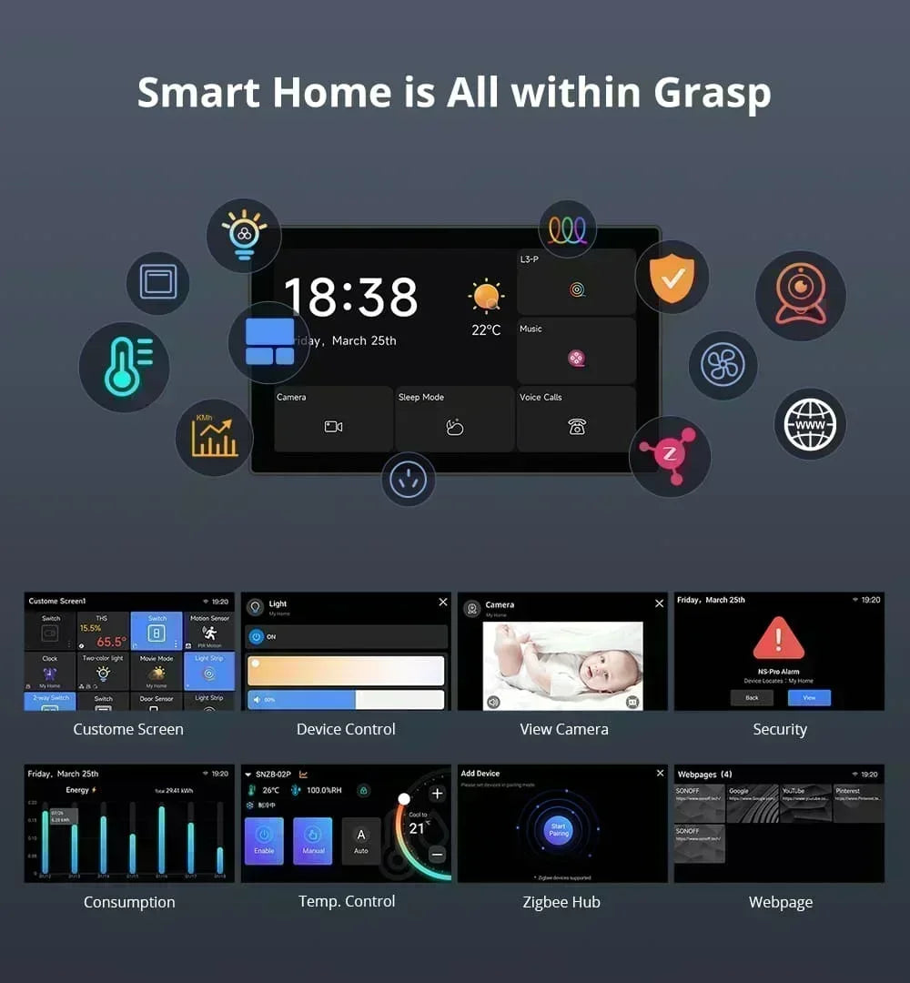 Sonoff NSPanel Pro | Smart Home Control Hub