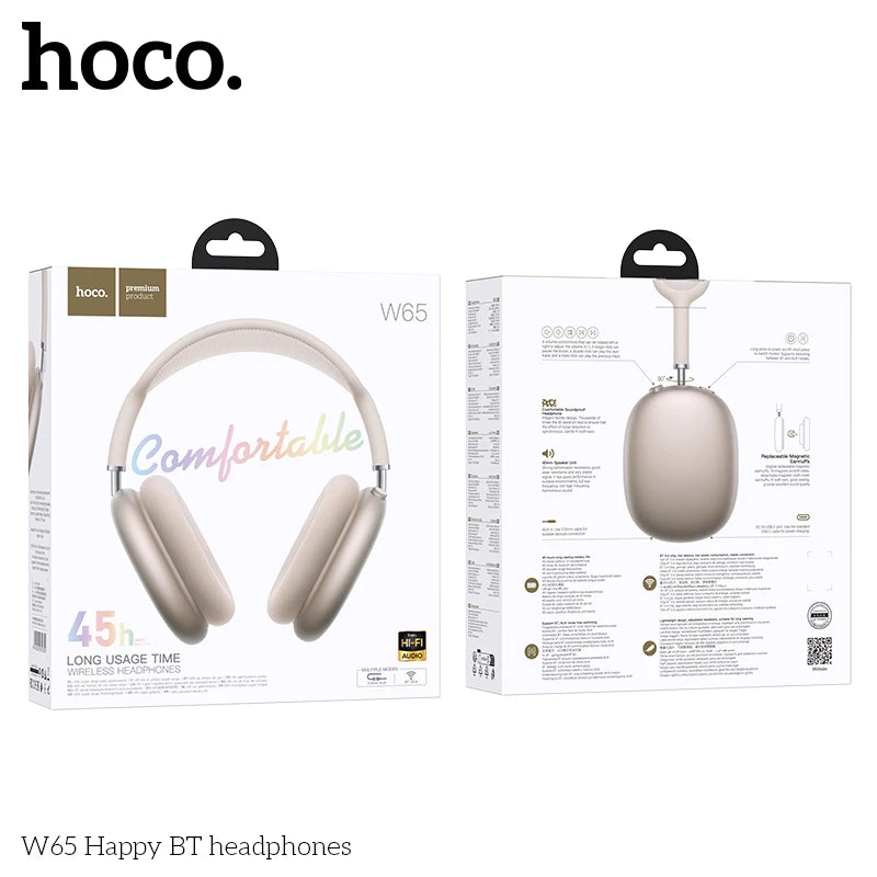 HOCO W65 | Bluetooth HiFi Over-Ear Headset