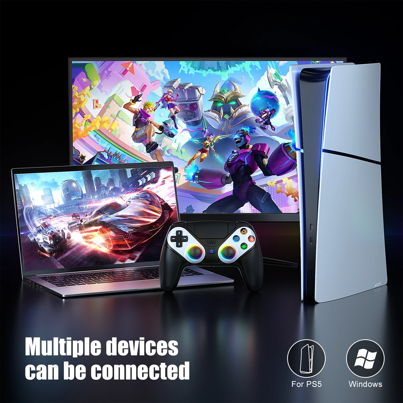 AeroGlow™ PS5 Wireless Controller