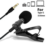 CEYYOR Wired Lavalier Microphone