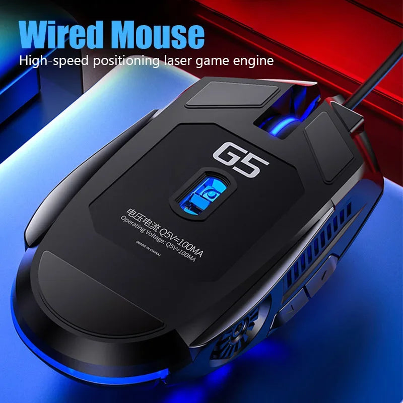 G5 Pro | Wired RGB Macro Gaming Mouse