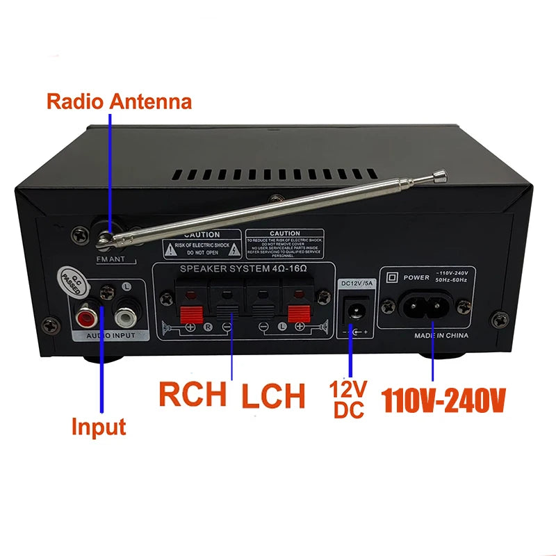 Woopker AK45 | Amplificador HiFi Bluetooth