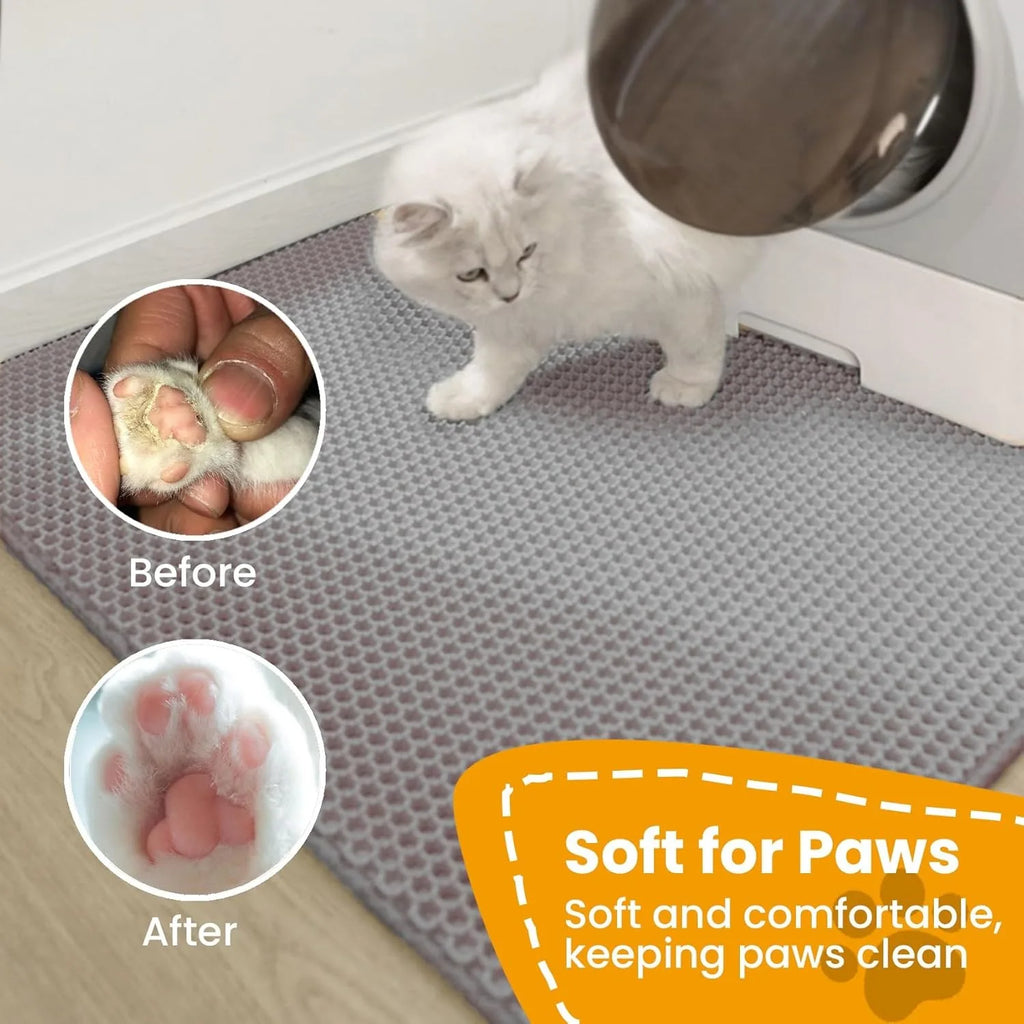 PawMat Pro | Double-Layer Waterproof Cat Litter Mat