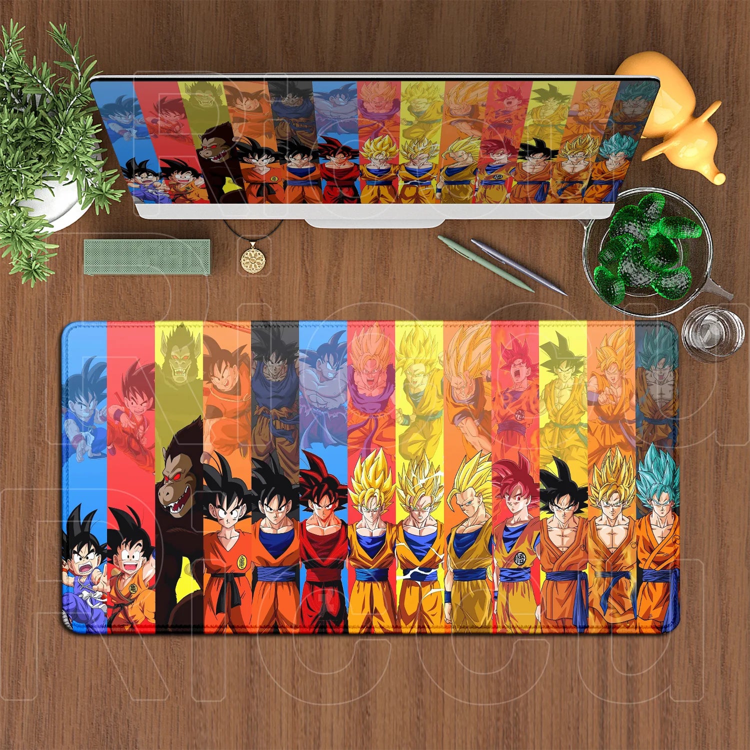 GokuForce XXL | Oversized Anime Gaming Deskmat