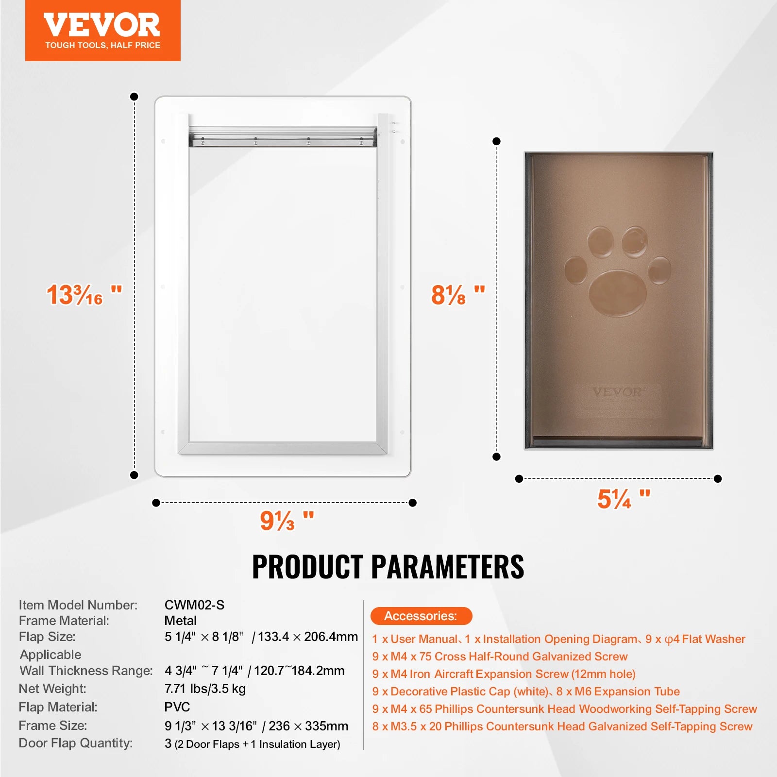 SucceBuy SafeFlap | Weatherproof Locking Pet Door