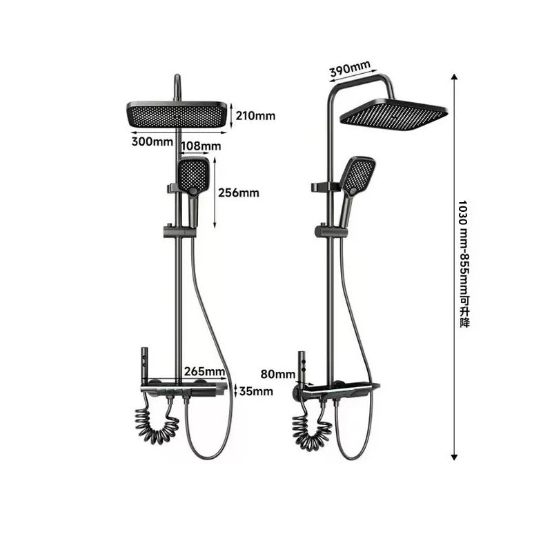 AquaTone X4 | Smart Digital Rainfall Shower Set