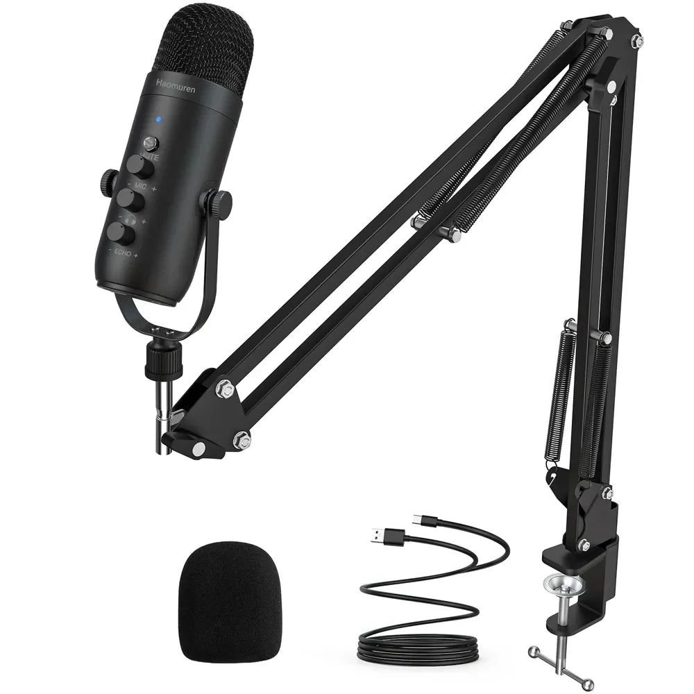 HAOMUREN ProCast | USB Studio Microphone Kit