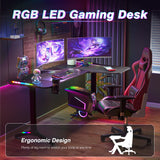 SpectraLUX Corner Gaming Desk