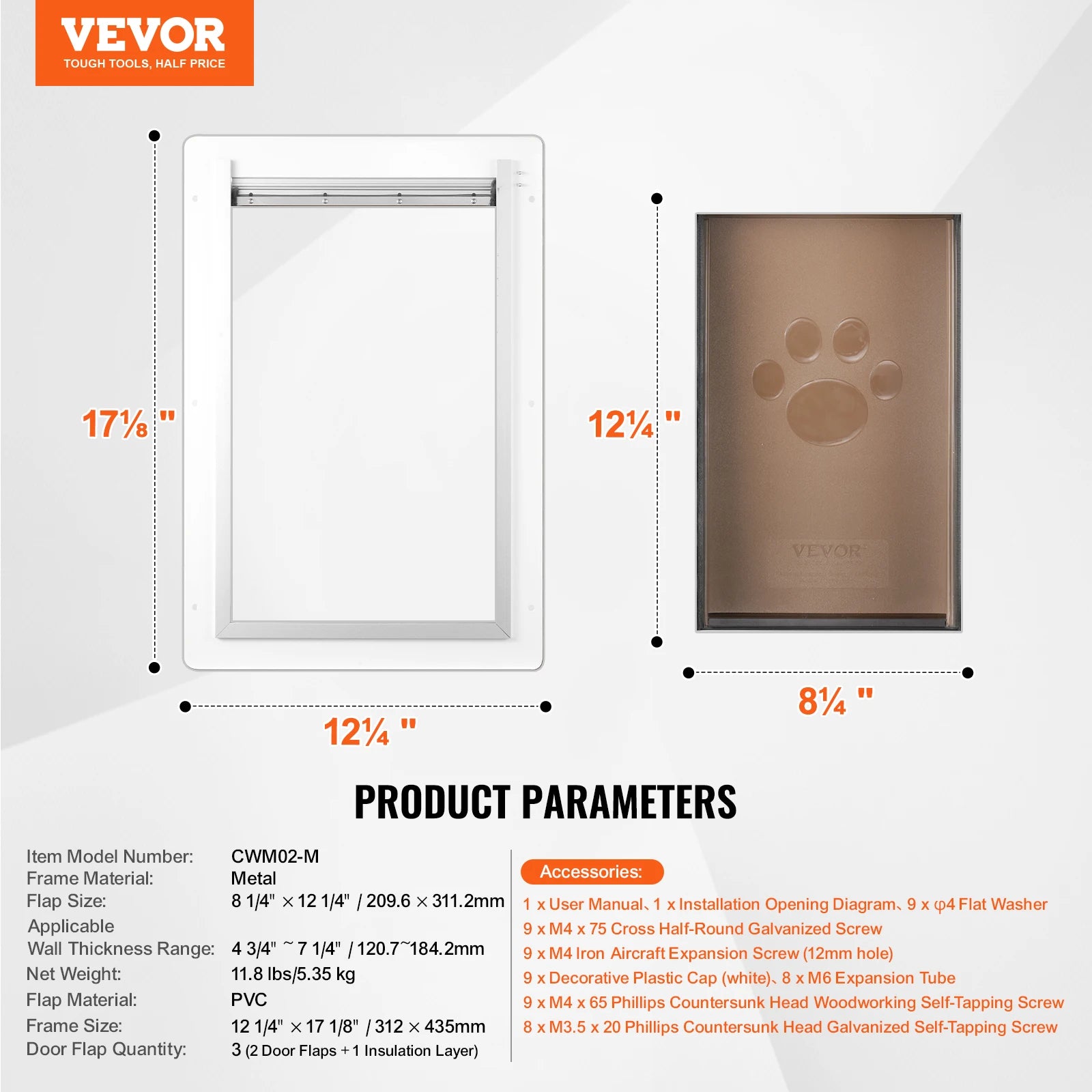 SucceBuy SafeFlap | Weatherproof Locking Pet Door
