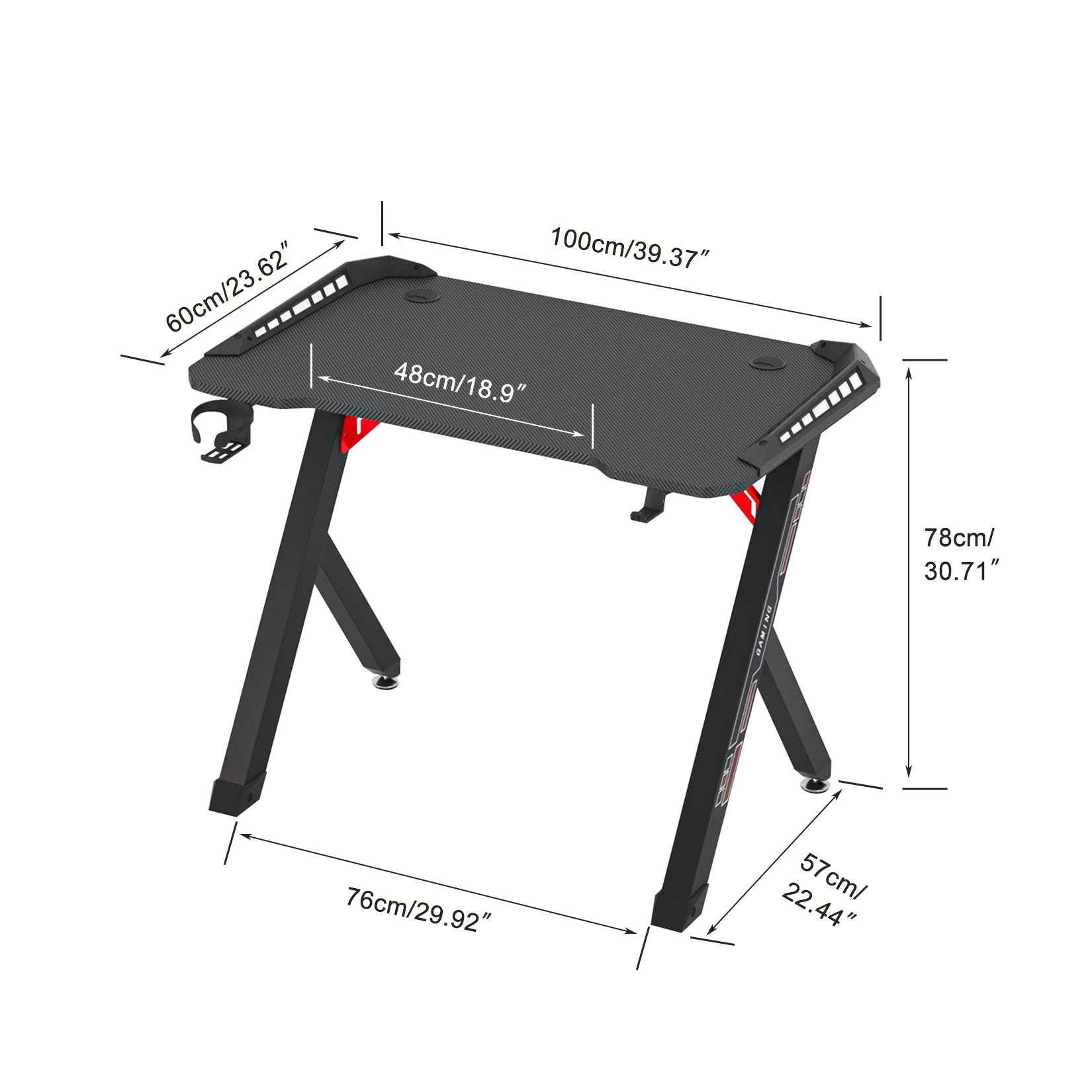 PulsePro RGB Desk (100/120cm)