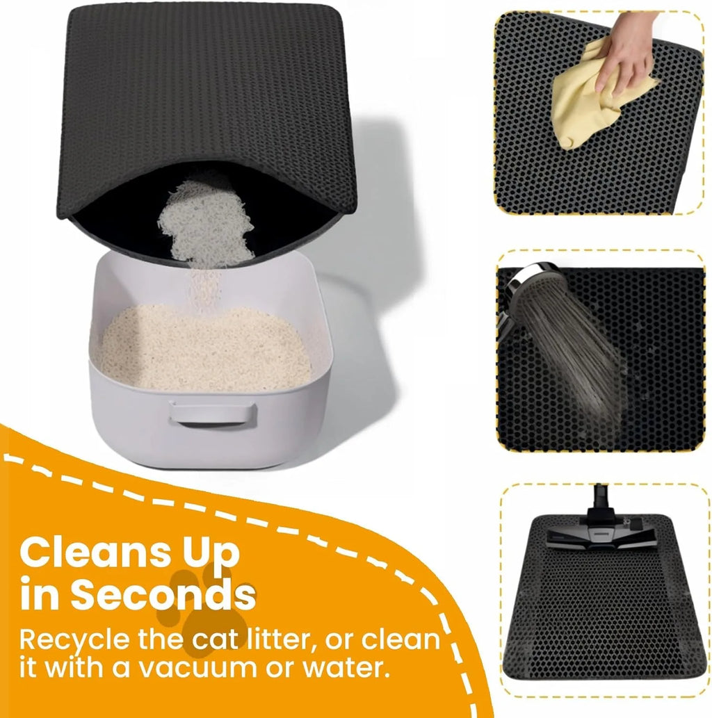 PawMat Pro | Double-Layer Waterproof Cat Litter Mat