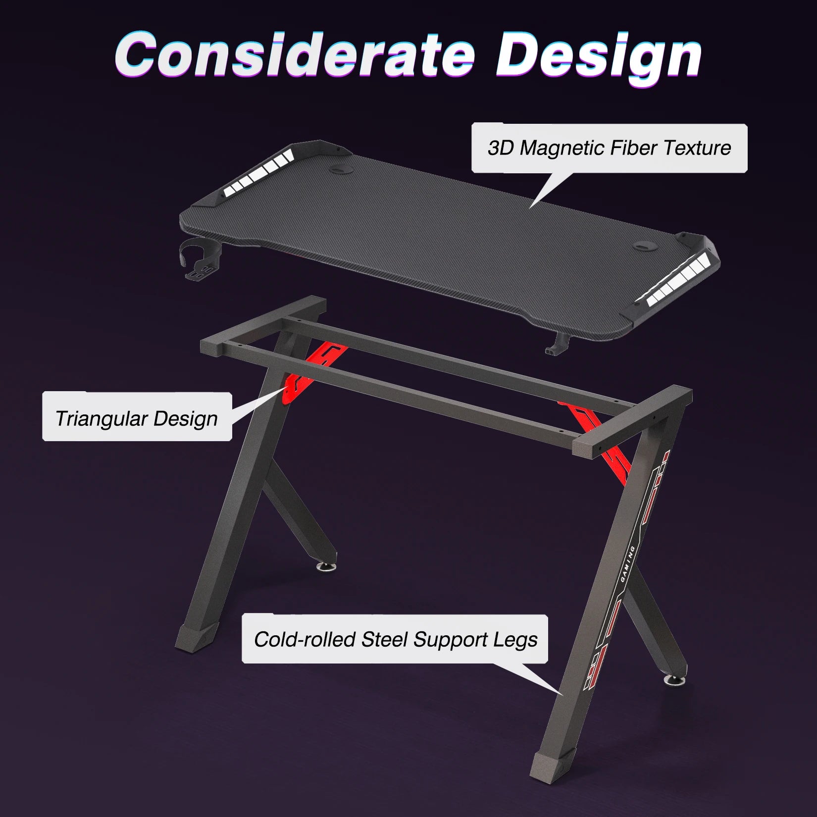 PulsePro RGB Desk (100/120cm)