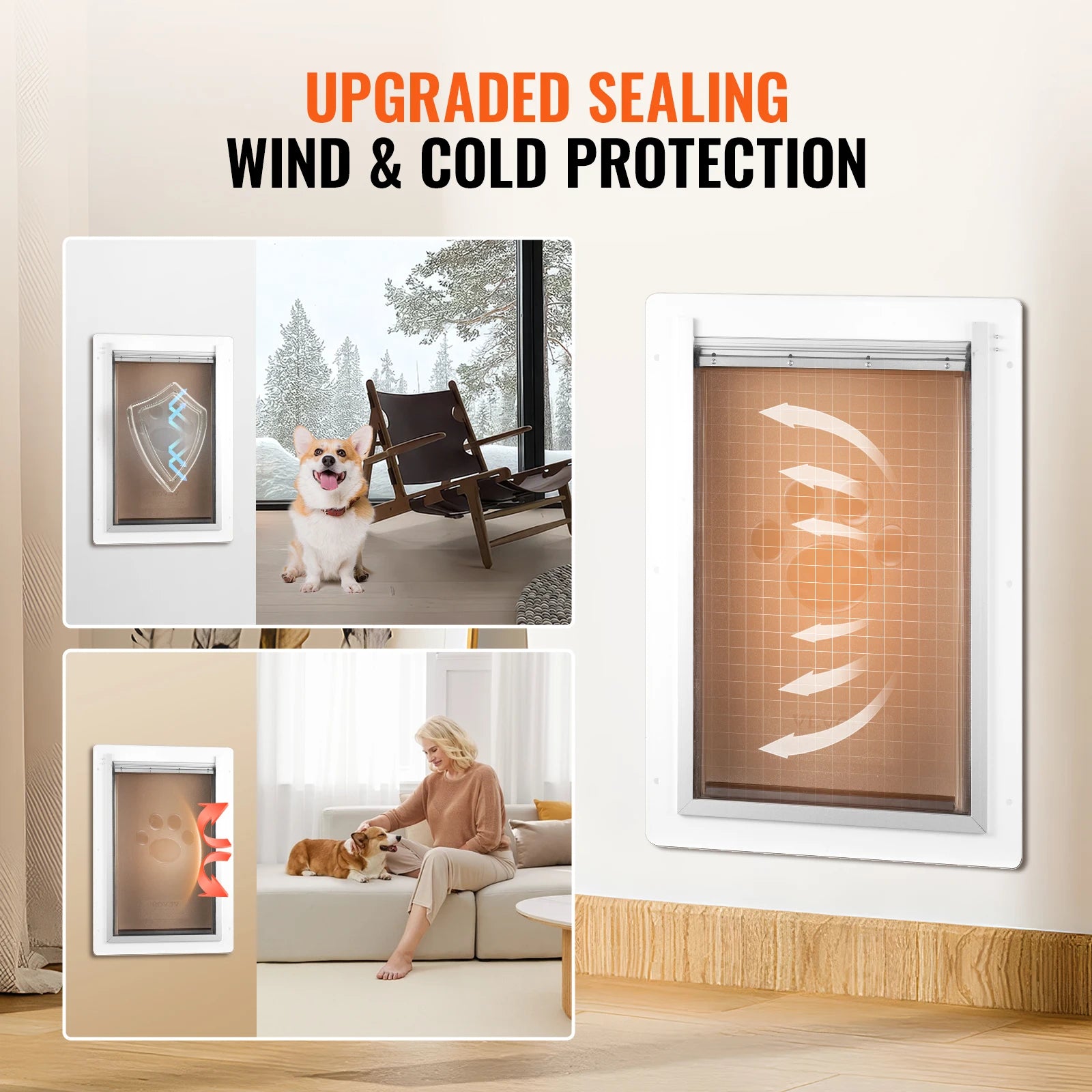 SucceBuy SafeFlap | Weatherproof Locking Pet Door
