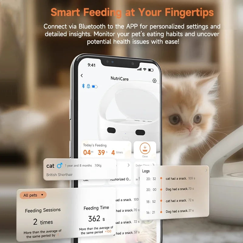 SmartBite | WiFi Automatic Pet Feeder with Sensor