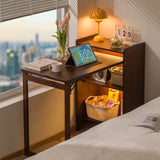 WoodFold | Compact Solid Wood Study Desk