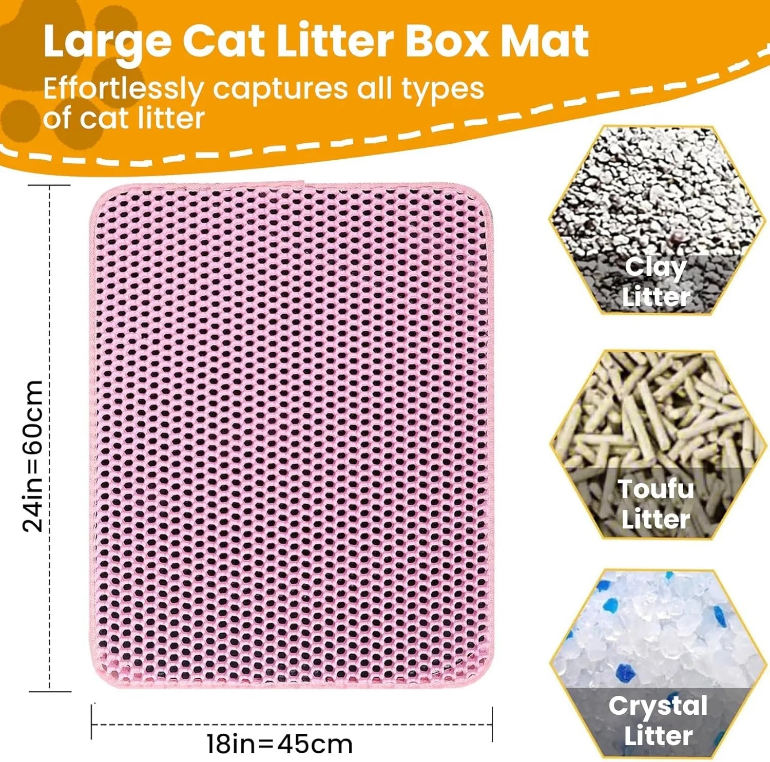PawMat Pro | Double-Layer Waterproof Cat Litter Mat