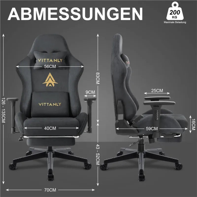 Kitinjoy Elite Suede Gaming Chair