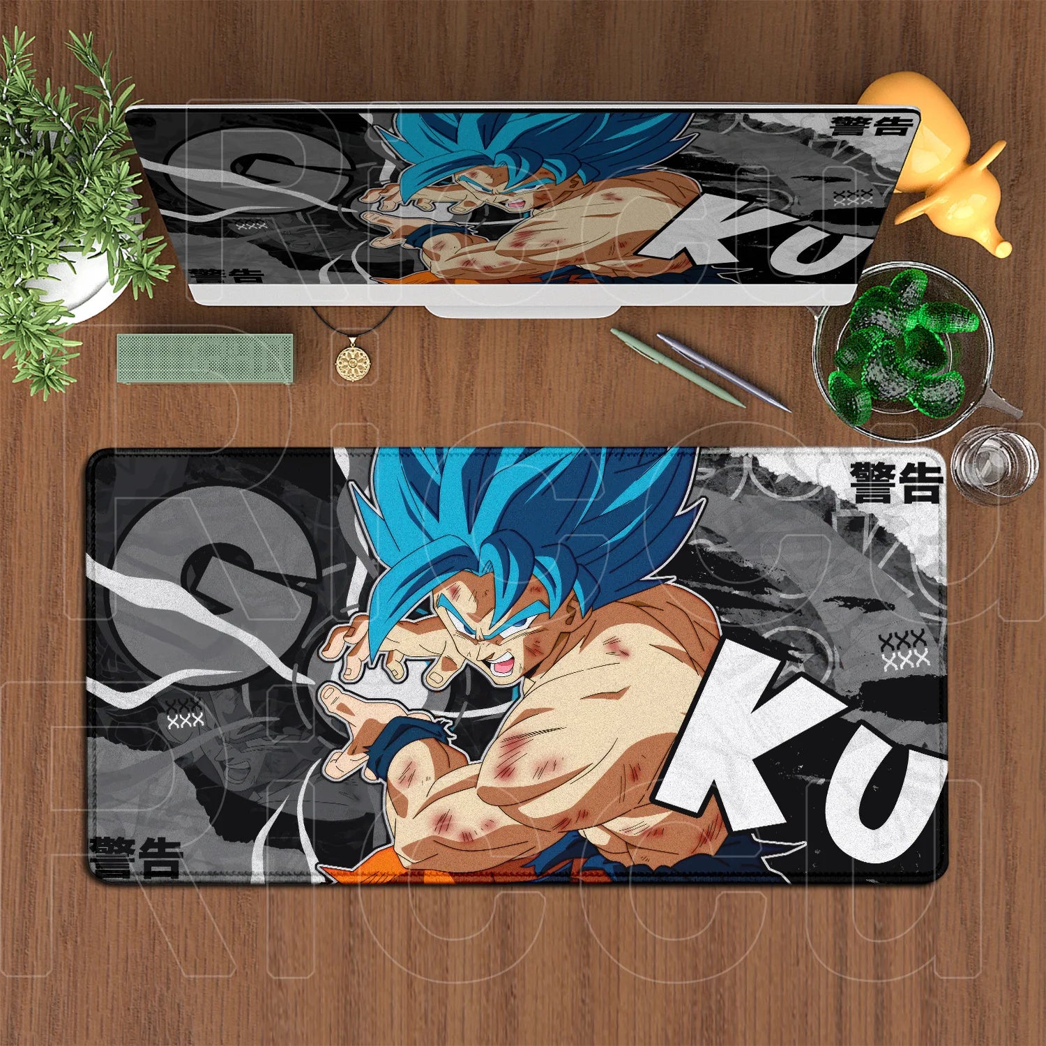 GokuForce XXL | Oversized Anime Gaming Deskmat