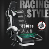TurboSeat Pro | Ergonomic Gaming Chair with Footrest