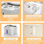 Tuya AquaPet 2.5L | Smart App-Controlled Pet Fountain