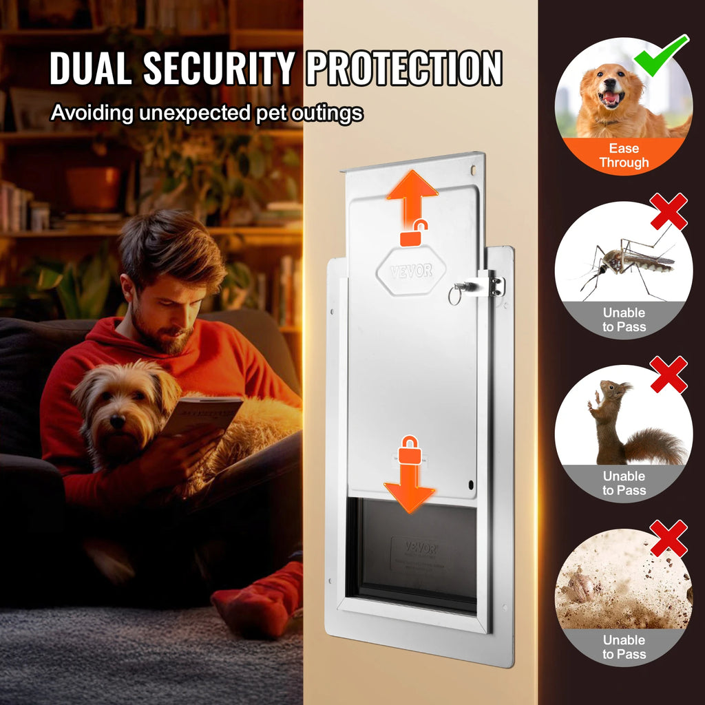 SucceBuy SafeFlap | Weatherproof Locking Pet Door