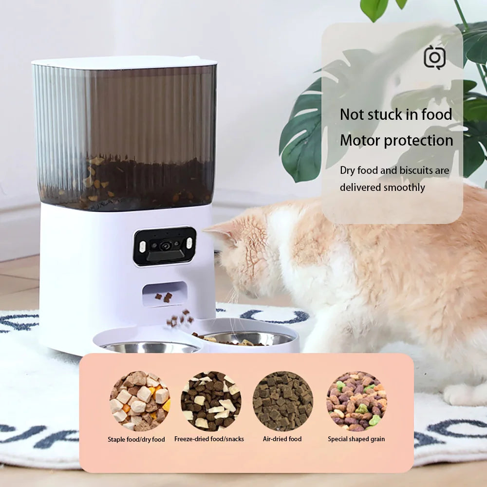 FeedView 5L | Smart Pet Feeder with Camera & Voice