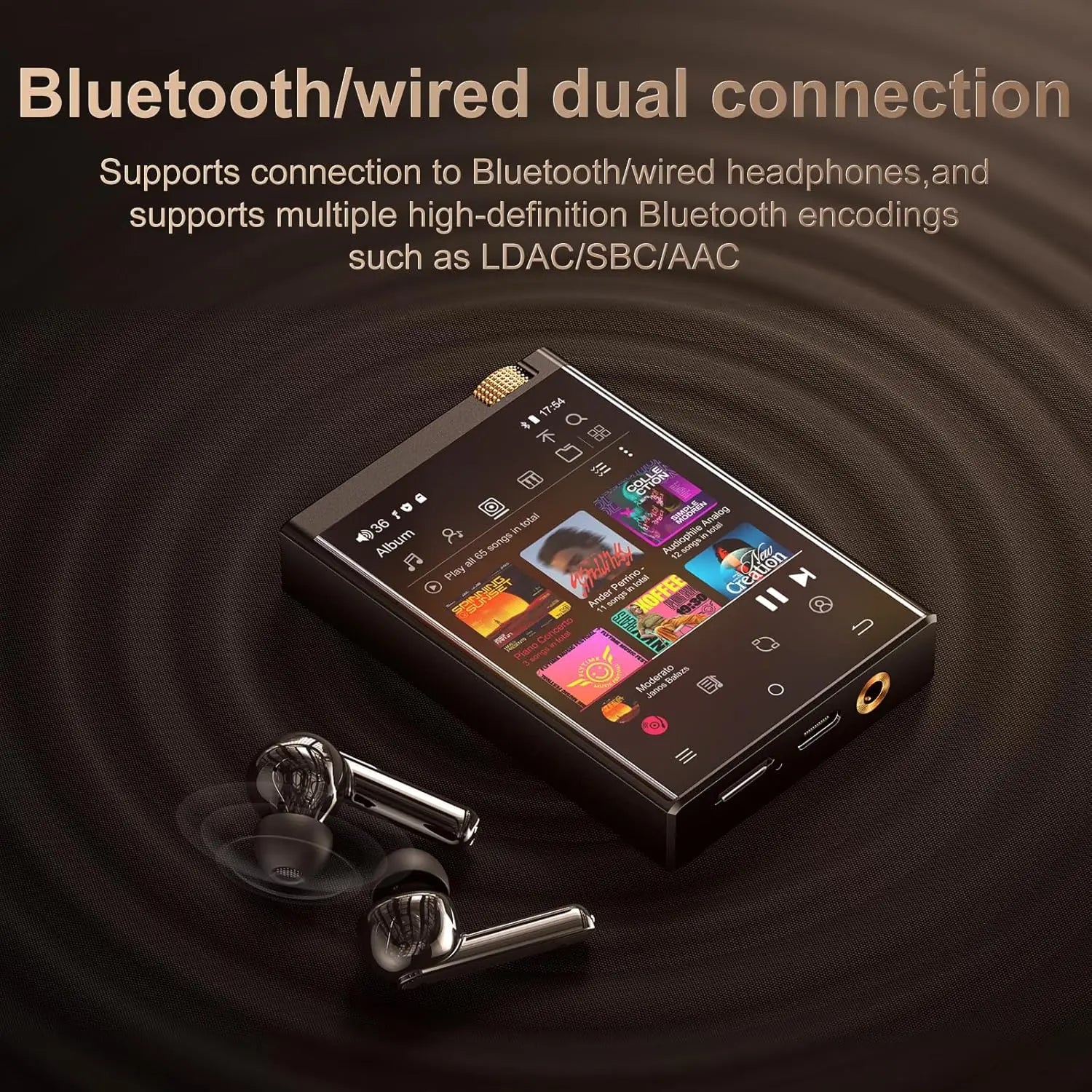 Oilsky DSD Pro | Leitor Hi-Fi Bluetooth + Wi-Fi