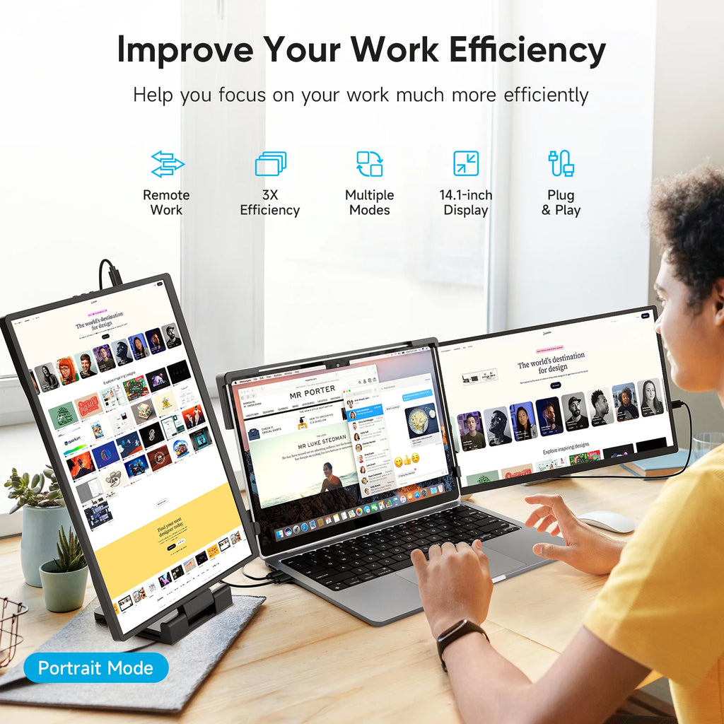 Dopesplay 14.1" | Portable FHD IPS Monitor