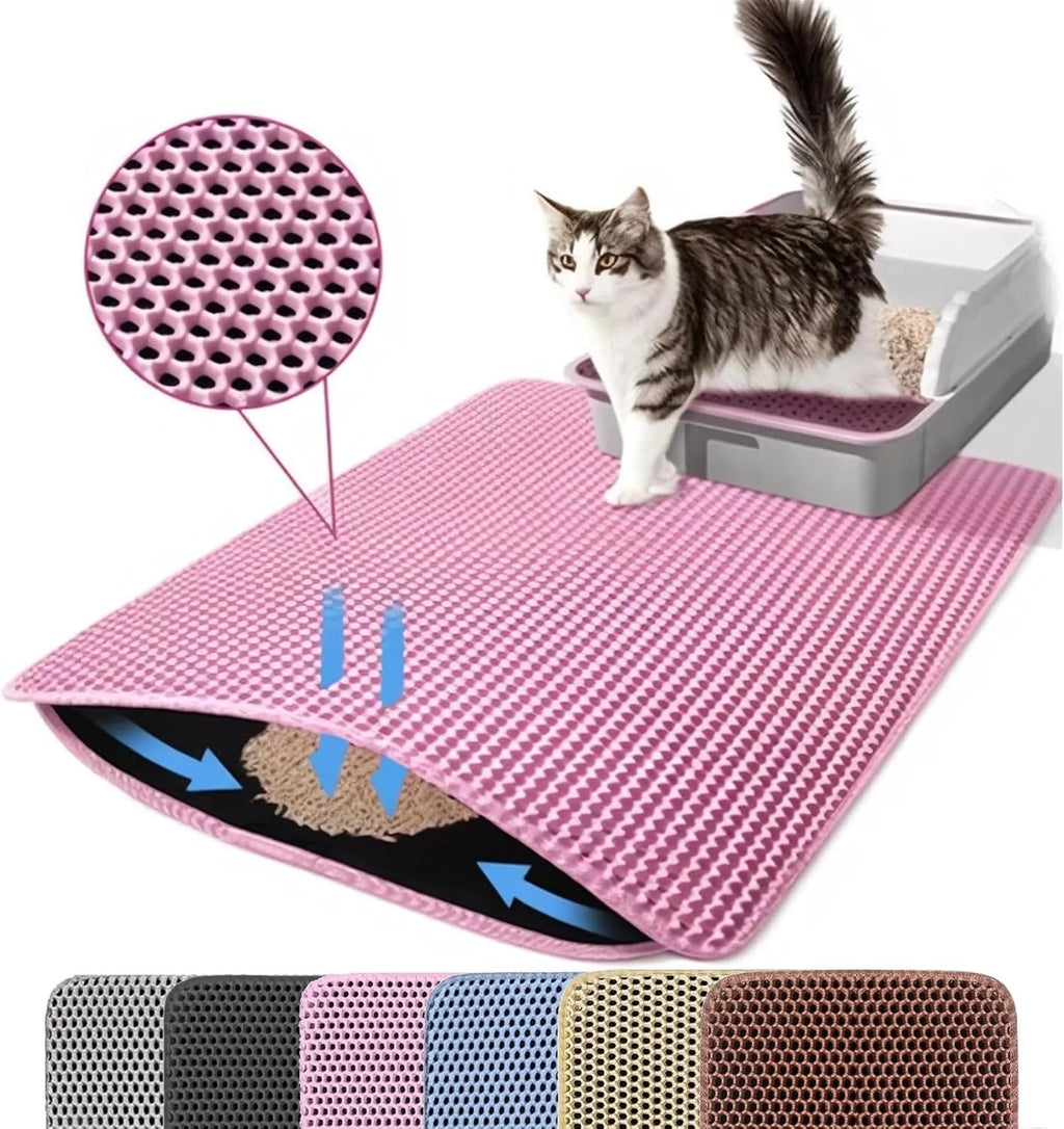 PawMat Pro | Double-Layer Waterproof Cat Litter Mat