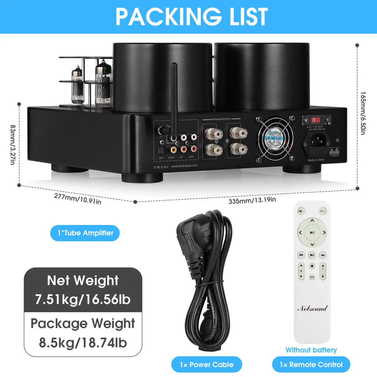 Douk Audio Hybrid Tube Amplifier