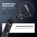 NEEWER Lavalier Clip-On Microphone
