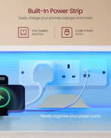 VASAGLE NeoDesk | LED Computer Desk with Storage