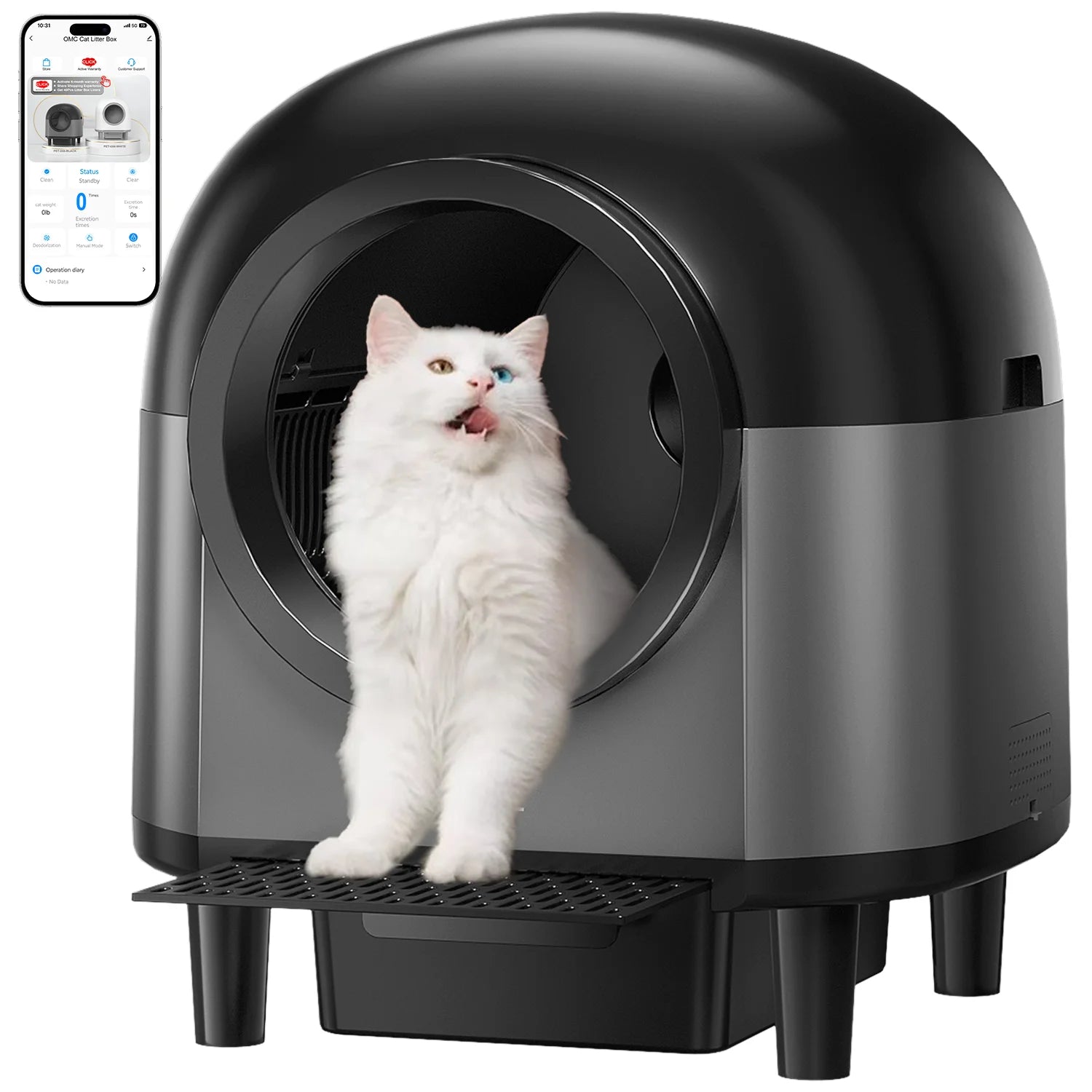REDSASA CleanBox | Smart Self-Cleaning Cat Litter Box