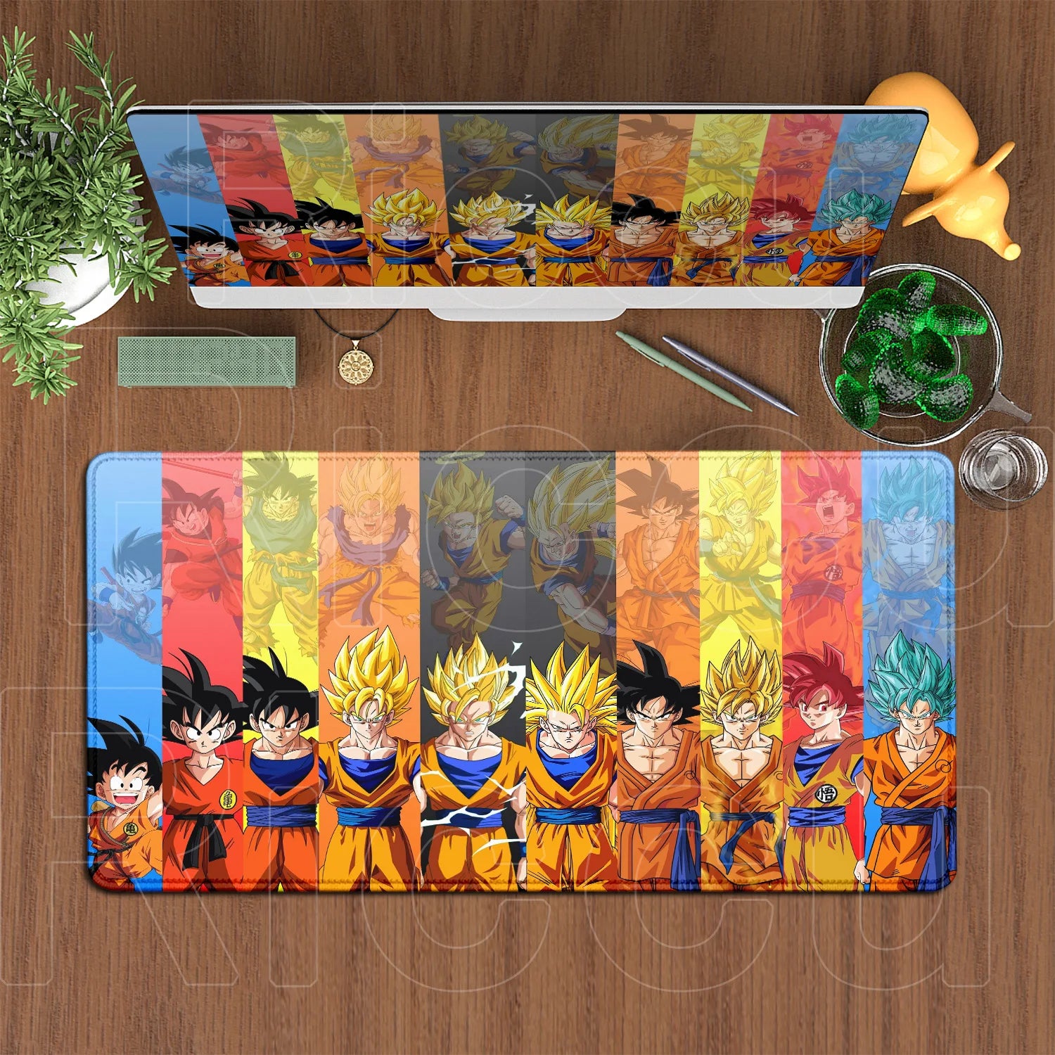 GokuForce XXL | Oversized Anime Gaming Deskmat