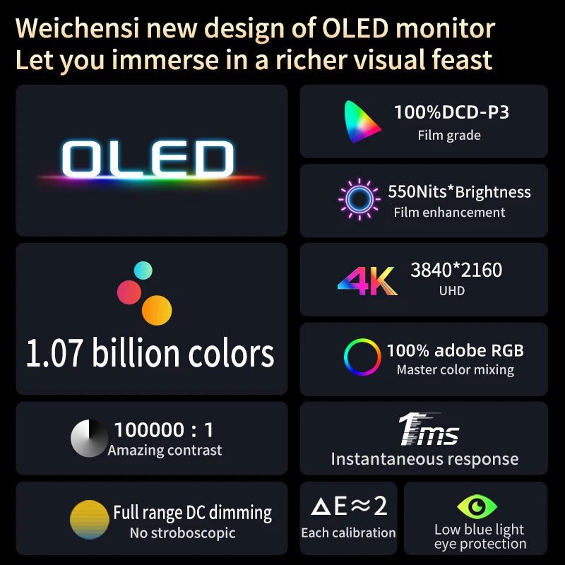 VisionTouch 13.3" | 4K OLED Portable Monitor