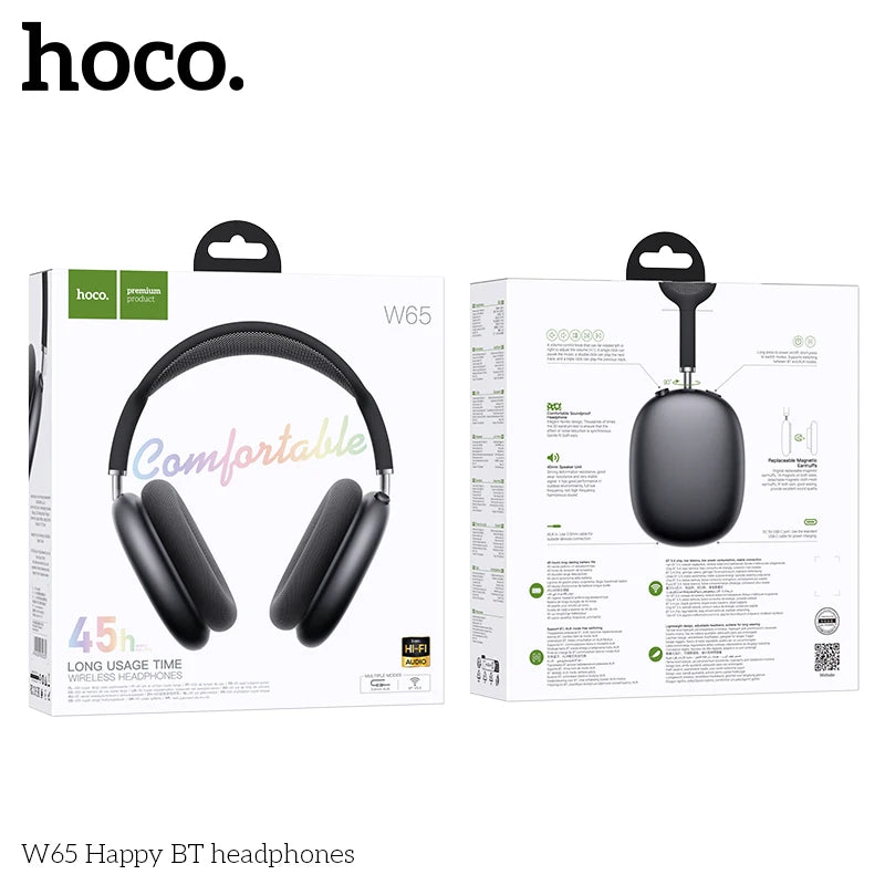 HOCO W65 | Bluetooth HiFi Over-Ear Headset