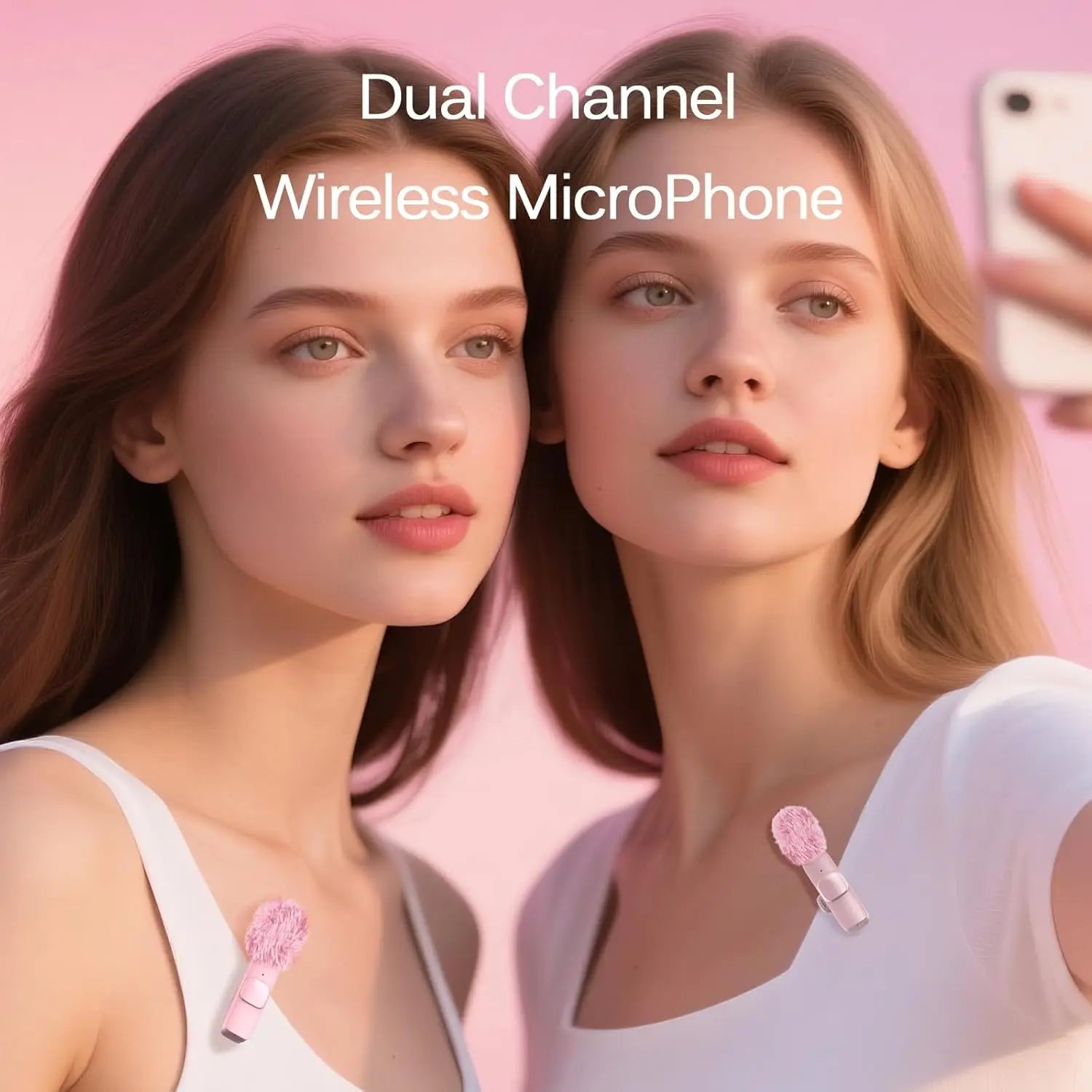 PinkWave | Wireless Lavalier Mic for iPhone