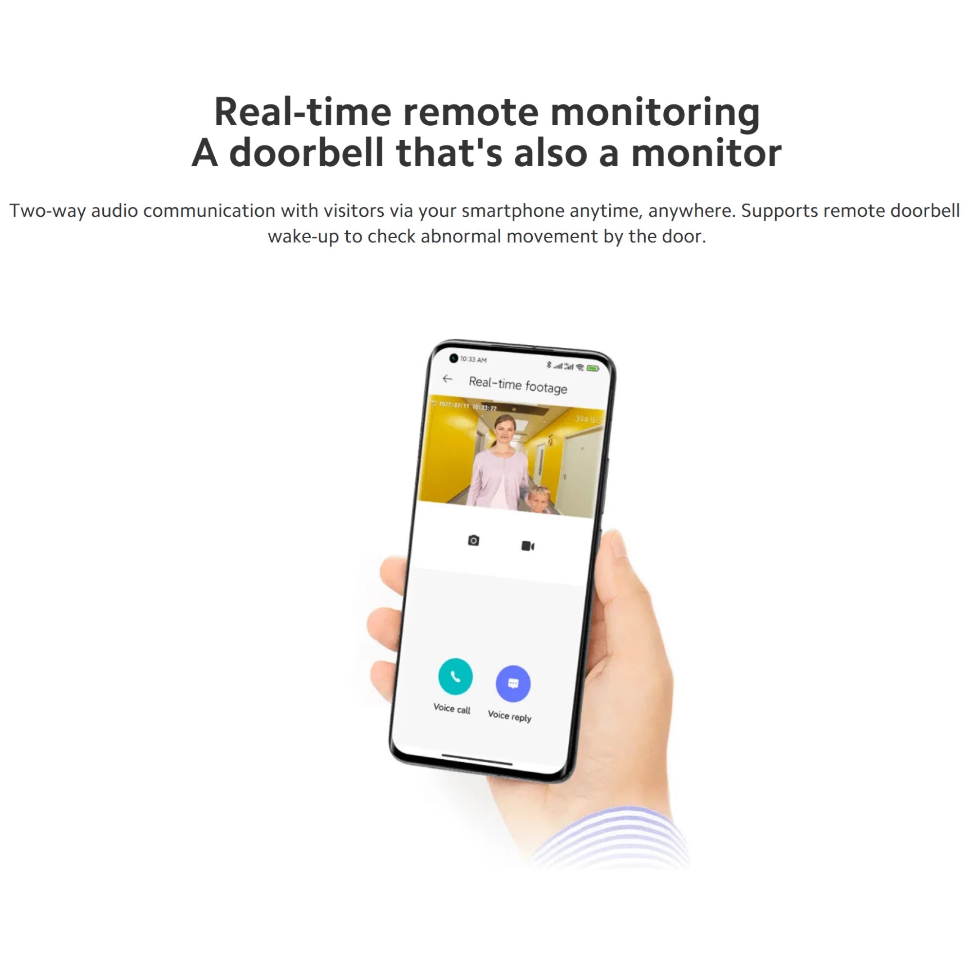 Xiaomi Doorbell 3S | 2K AI Smart Video Doorbell