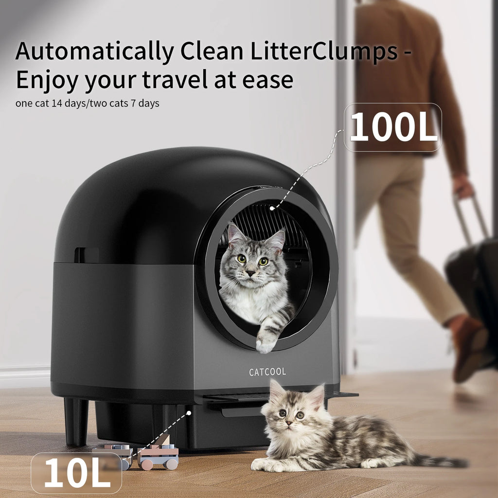 REDSASA CleanBox | Smart Self-Cleaning Cat Litter Box