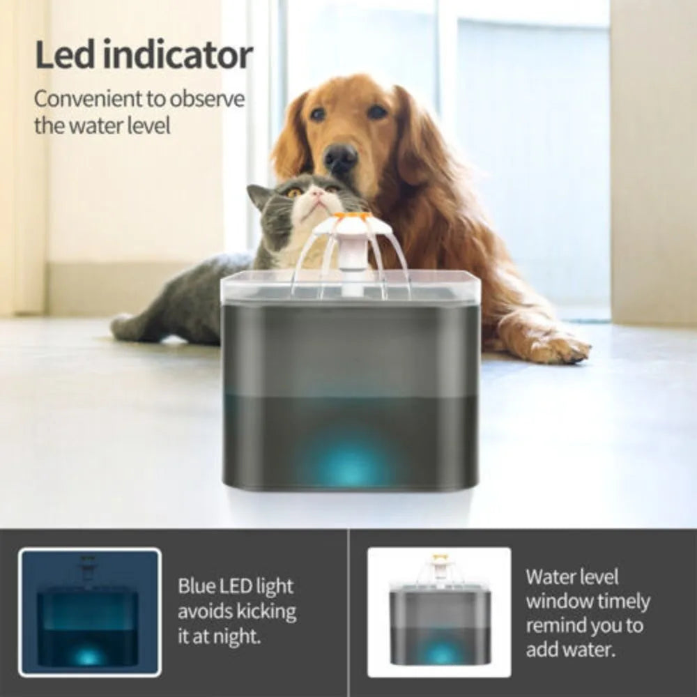 AquaPaw 2L | LED Pet Water Fountain