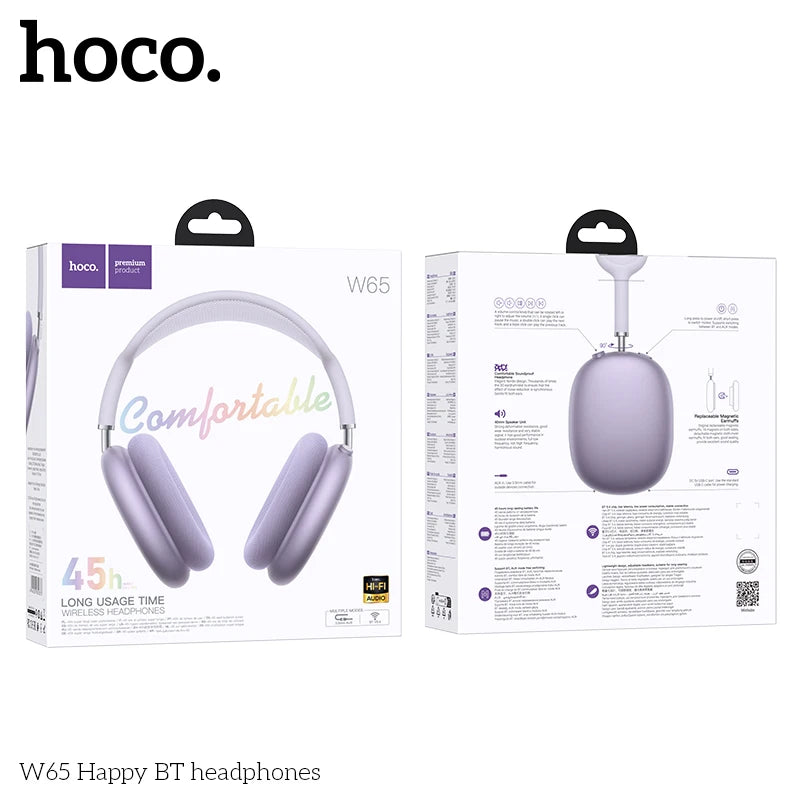 HOCO W65 | Bluetooth HiFi Over-Ear Headset