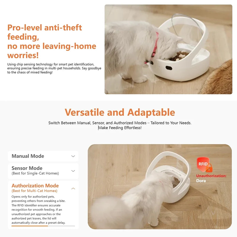 SmartBite | WiFi Automatic Pet Feeder with Sensor