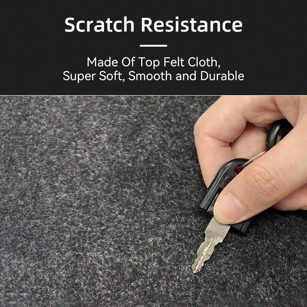 FeltGuard XL | Non-Slip Wool Desk Mat