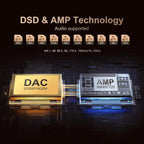 Oilsky DSD Pro | Leitor Hi-Fi Bluetooth + Wi-Fi