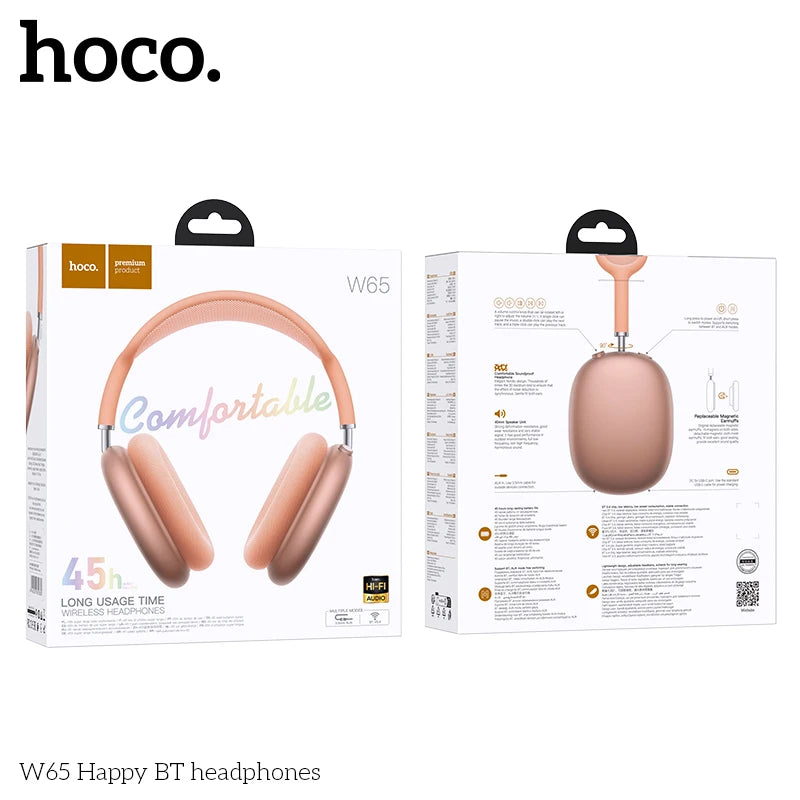 HOCO W65 | Bluetooth HiFi Over-Ear Headset