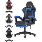 TurboSeat Pro | Ergonomic Gaming Chair with Footrest