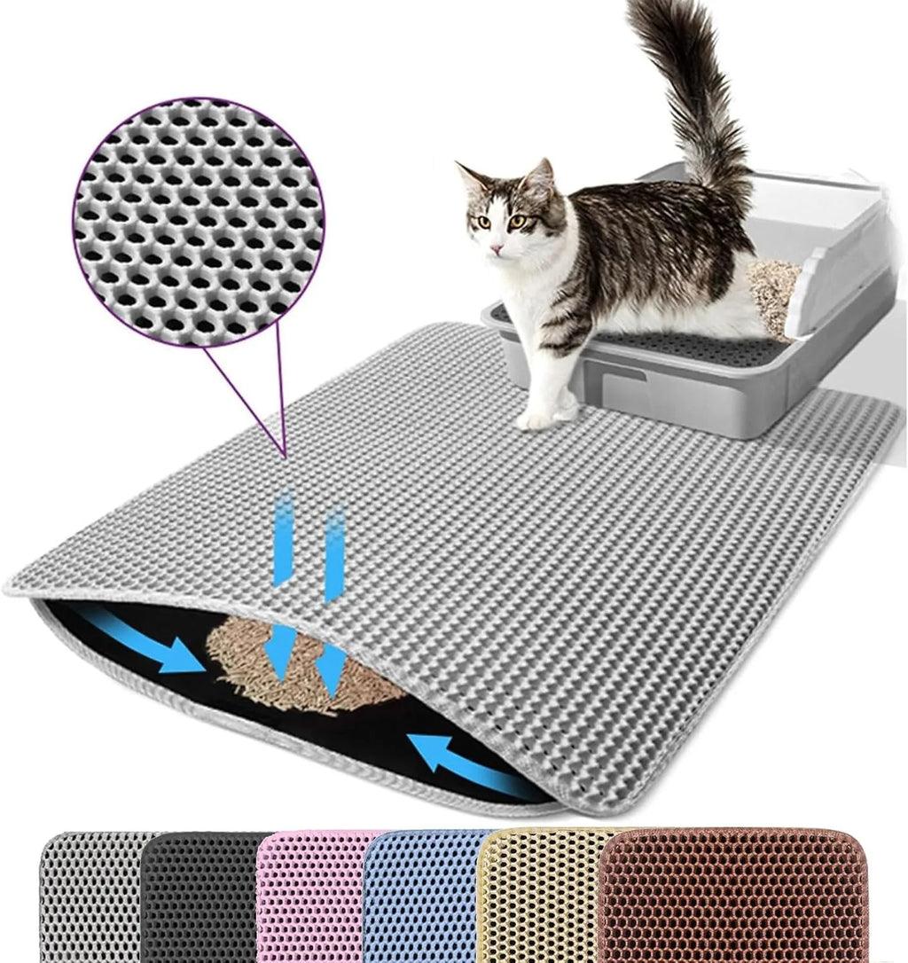PawMat Pro | Double-Layer Waterproof Cat Litter Mat